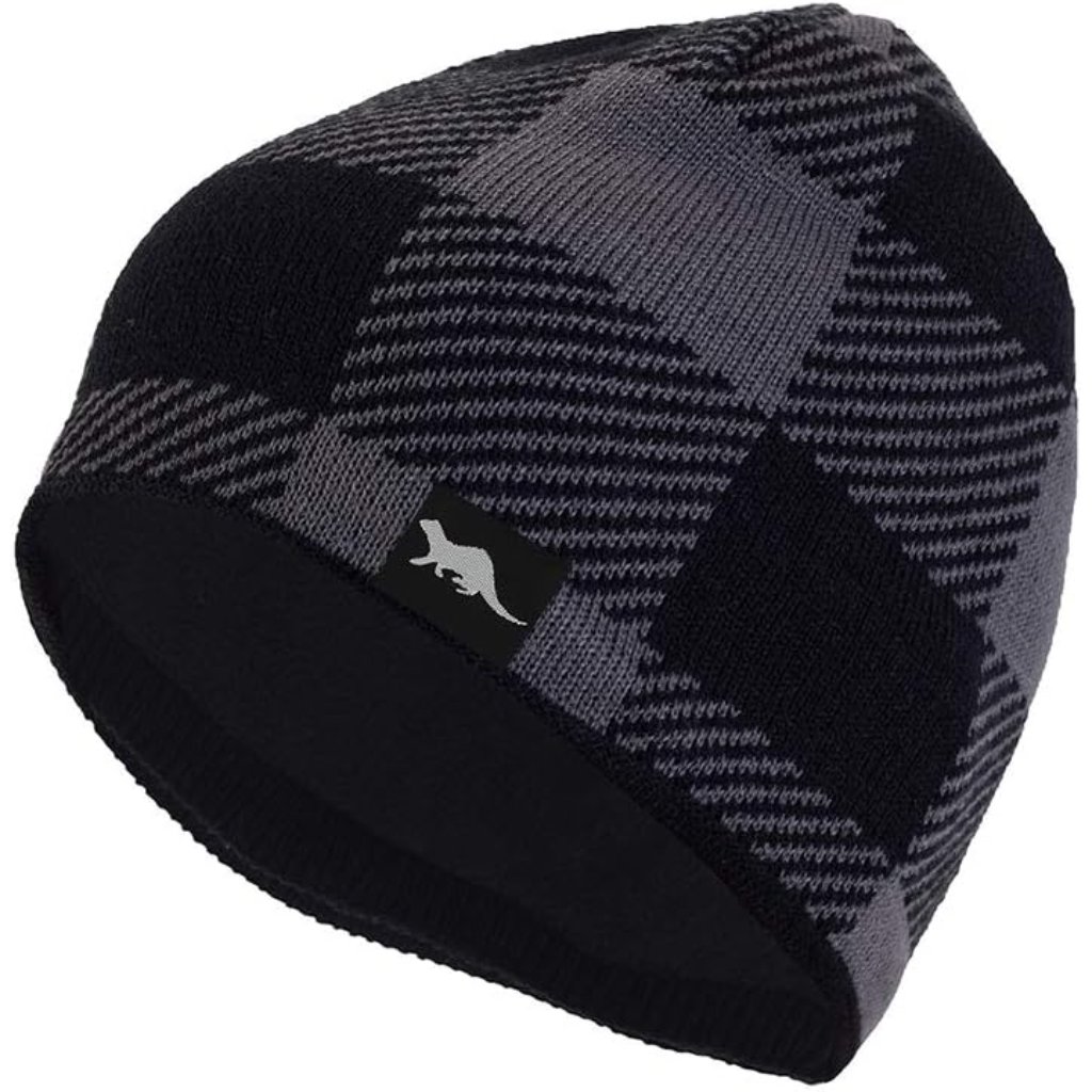 100% Waterproof Windproof Beanie Hat - Fleece Lined Skull Cap For Men & Women Wa